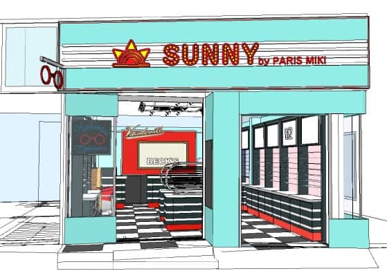 SUNNY　原宿　店舗　イメージ