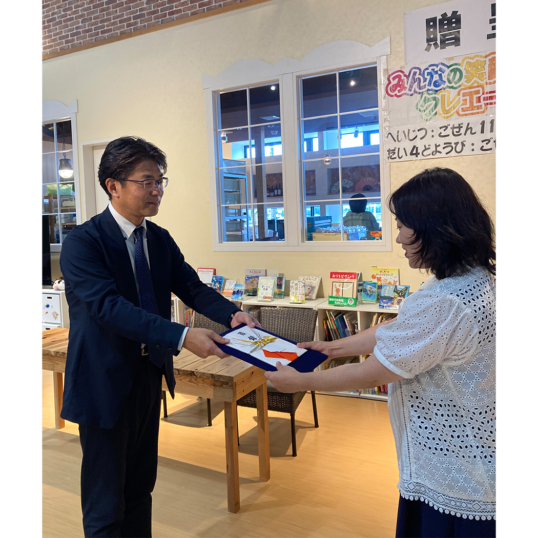 徳島 支援 パリミキ メガネ 購入 贈呈式 Mima World Community
