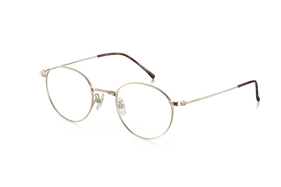 PARIS MIKI Authentic Eyewear 001 ゴールド