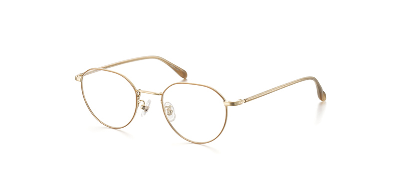 PARIS MIKI Authentic Eyewear 055/ホワイトゴールド・ベージュ