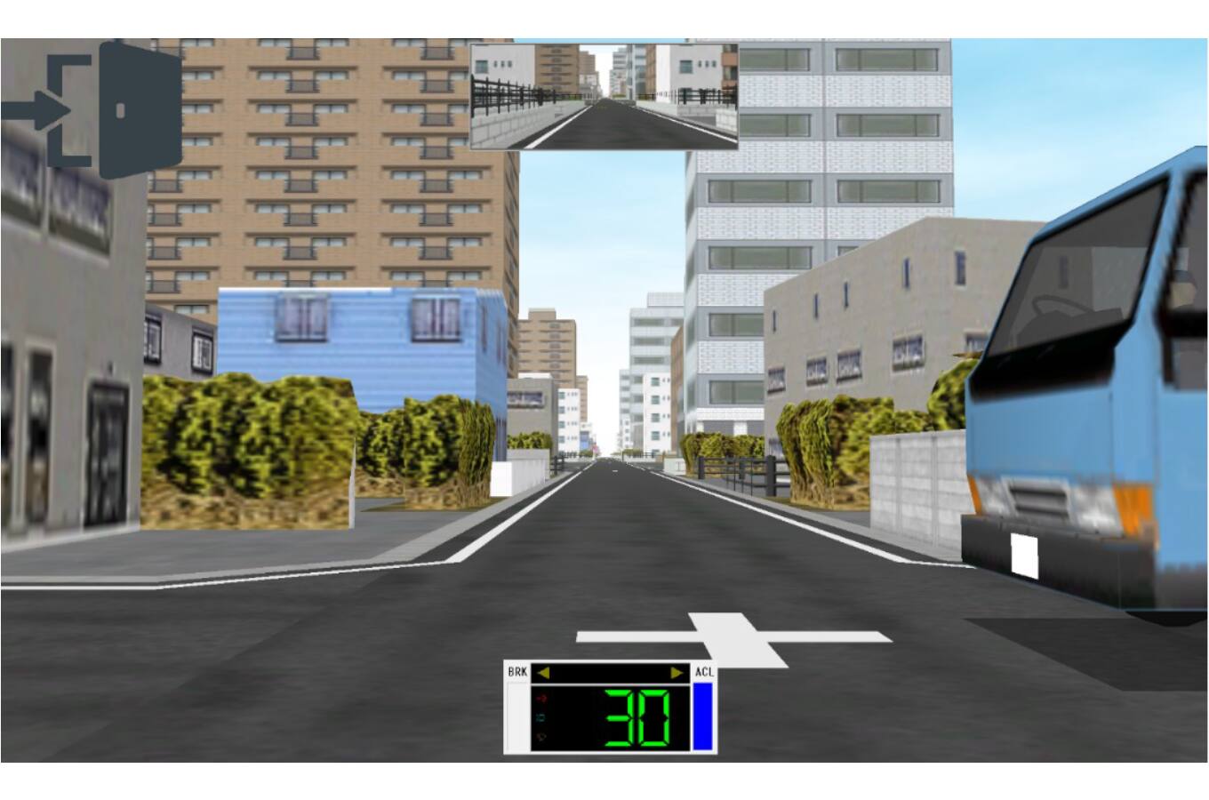 運転中の緑内障の見え方を疑似体験できるドライビングシミュレーター