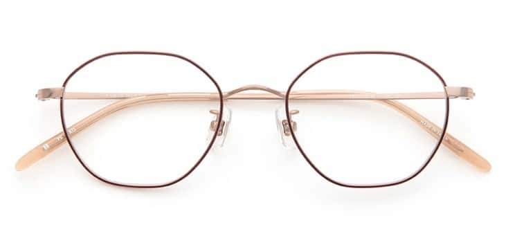 PARIS MIKI Authentic Eyewear パリミキ オーセンティックアイウェア 036 メガネ ピンクマット