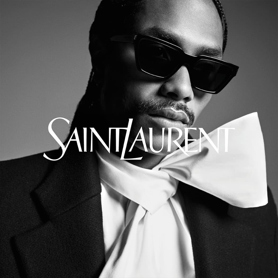 サンローラン saint laurent eyewear メガネ サングラス 男性モデル