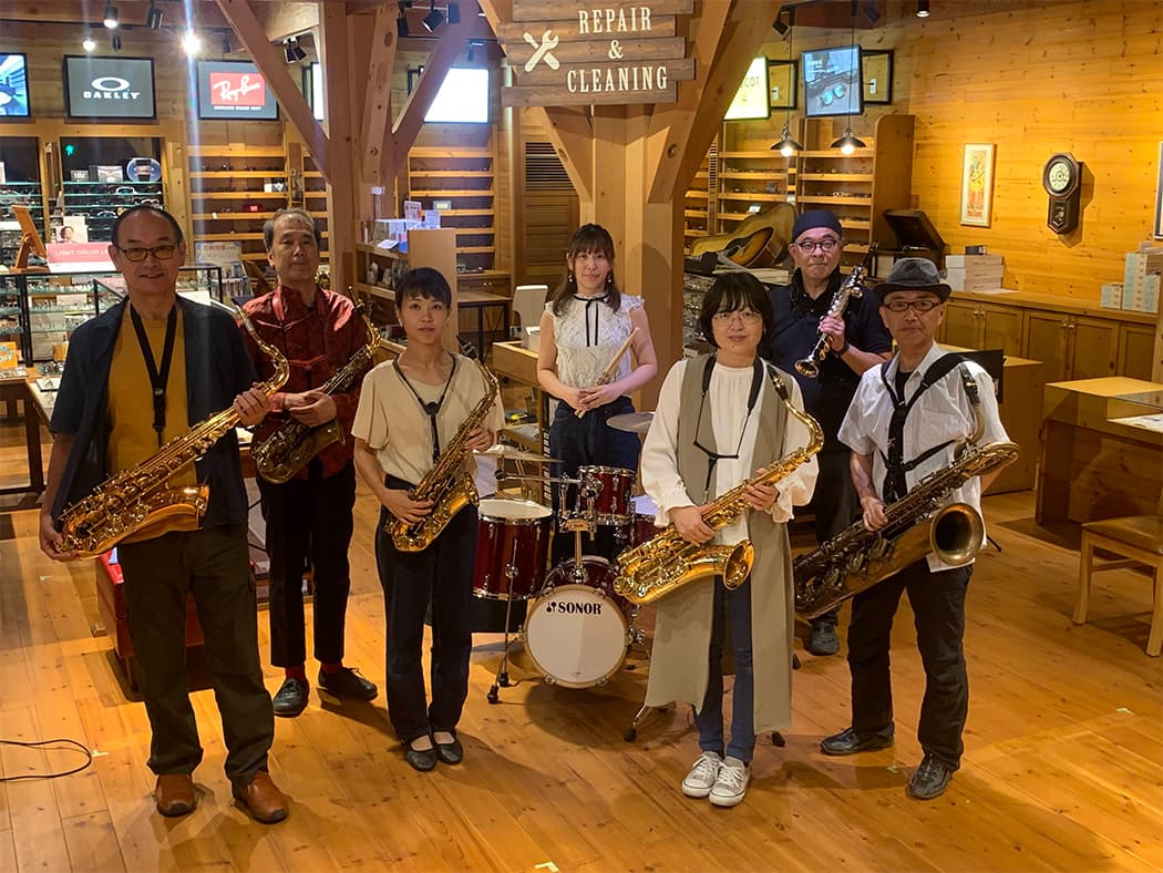 SAXBOX 米子 鳥取 サクソフォン アンサンブル お月見ライブ
