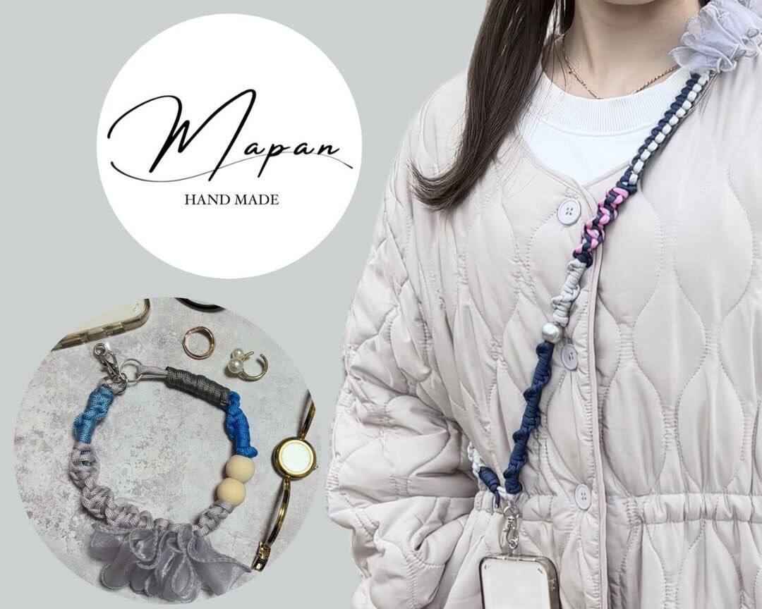 パリミキ 米子 オモッシェ mapan スマホショルダー ハンドメイド