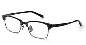 鯖江光器 M-35 ダークグレー／ライトグレー 53