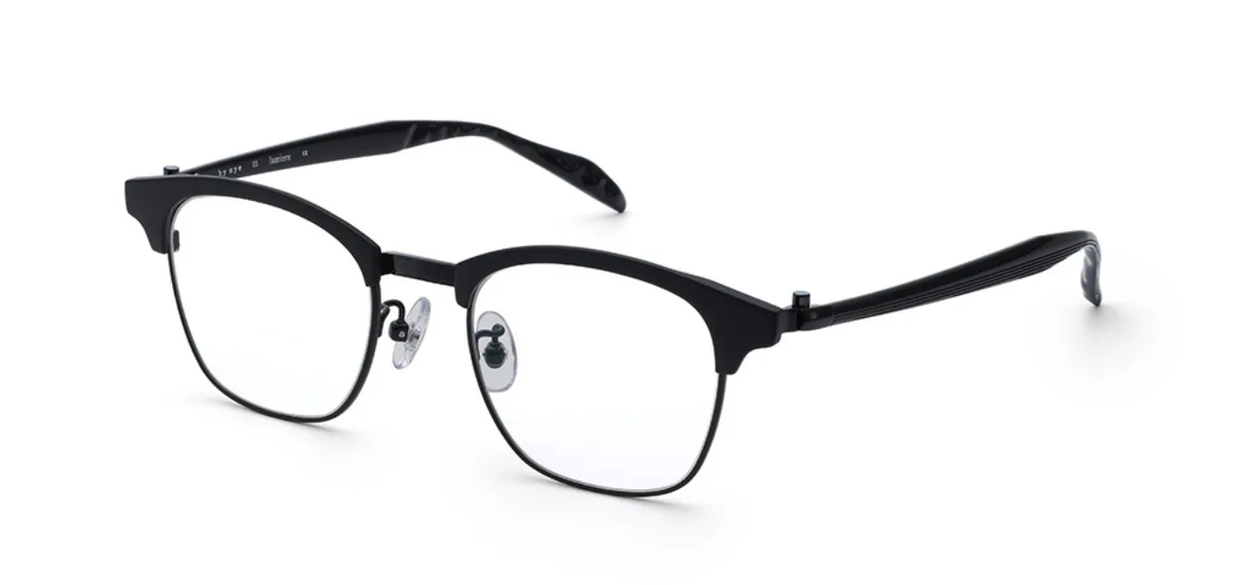 by eye 01 ルミエール Black / Black Mat