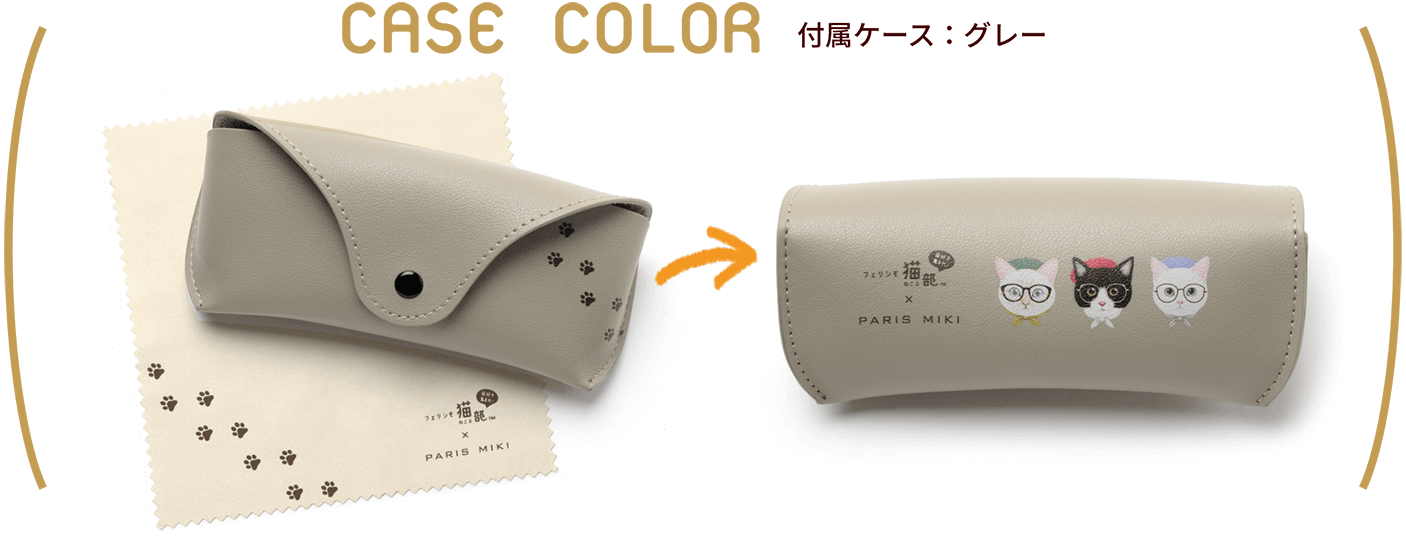 CASE COLOR 付属ケース:グレー