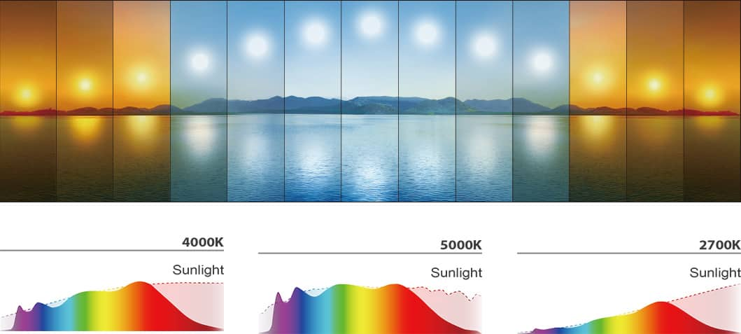 太陽光に近いあかり